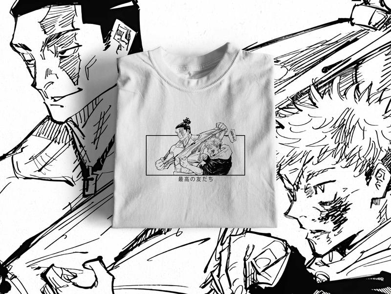 Besto Friendo Shirt Jjk My Brother Jujutsu Kaisen Merch Yuji Itadori Aoi Todo Anime Streetwear Gift Anime Fan Shirt T-shirts, Sweater, Hoodies
