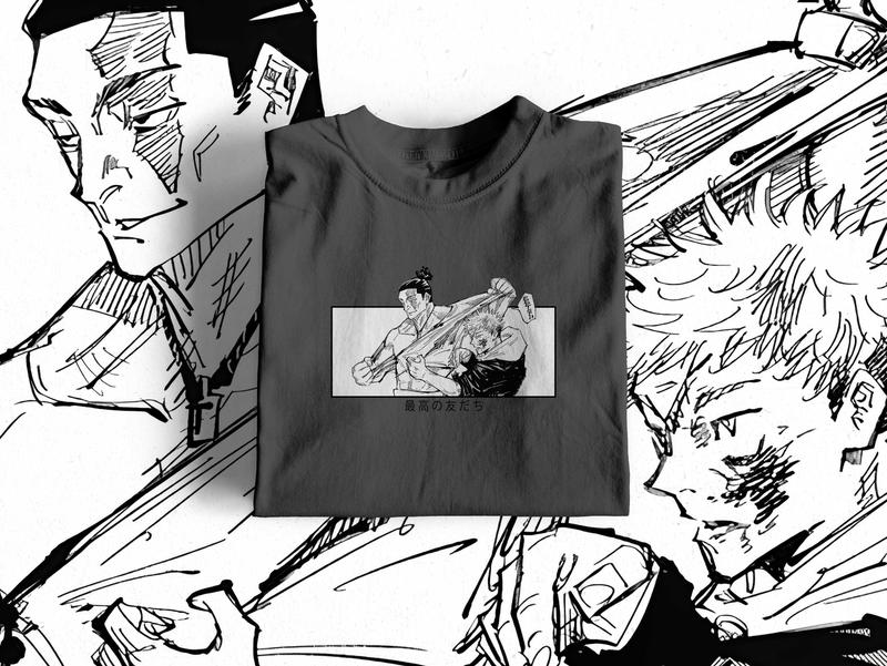 Besto Friendo Shirt Jjk My Brother Jujutsu Kaisen Merch Yuji Itadori Aoi Todo Anime Streetwear Gift Anime Fan Shirt T-shirts, Sweater, Hoodies