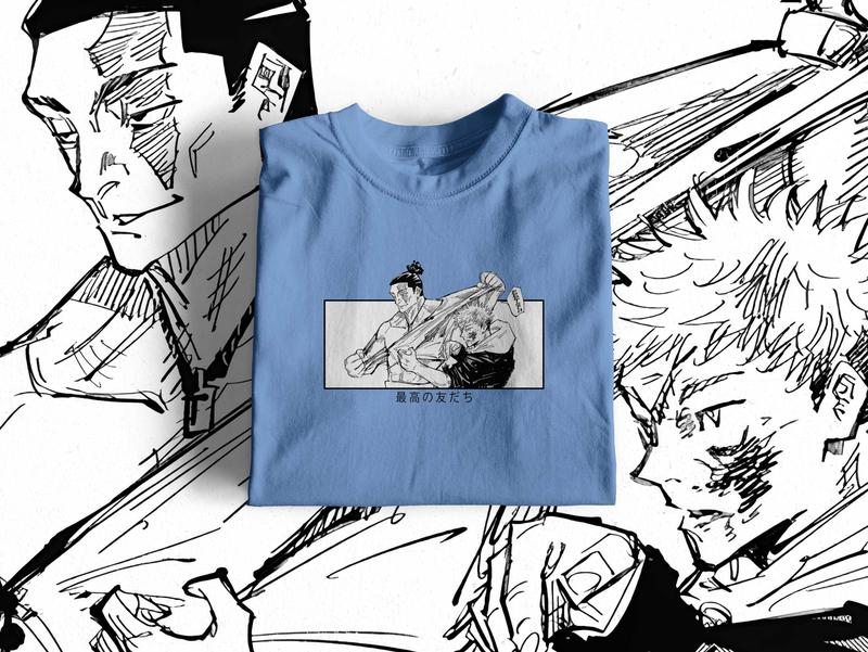 Besto Friendo Shirt Jjk My Brother Jujutsu Kaisen Merch Yuji Itadori Aoi Todo Anime Streetwear Gift Anime Fan Shirt T-shirts, Sweater, Hoodies