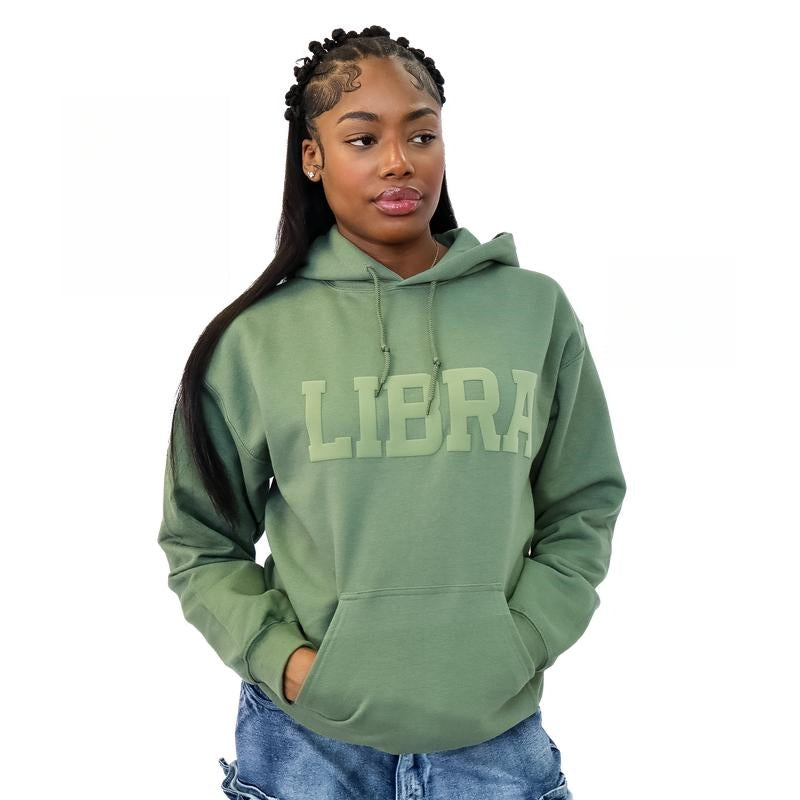 Zodiac Puff Print Top Unisex  Astrology Sweatshirt or Hoodie