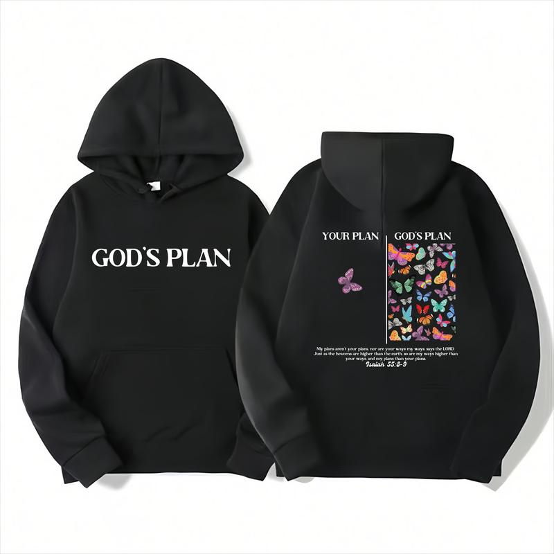 God's Plan Unisex T-Shirt, Christian t shirts, Vintage 90s Graphic Tee, Gift Top Womenswear Cotton Streetwear Summer, Gift For Her, For Mom, For Womenswears