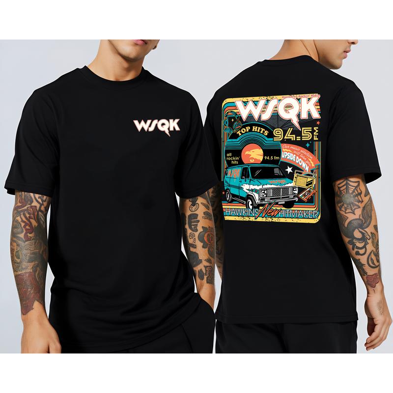 🔥 WSQK Hawkins Hellfire Club Tee/Sweatshirt/Hoodie, Funny Valentine Pick! Ideal for Couple Dates & Stranger Things Fans.