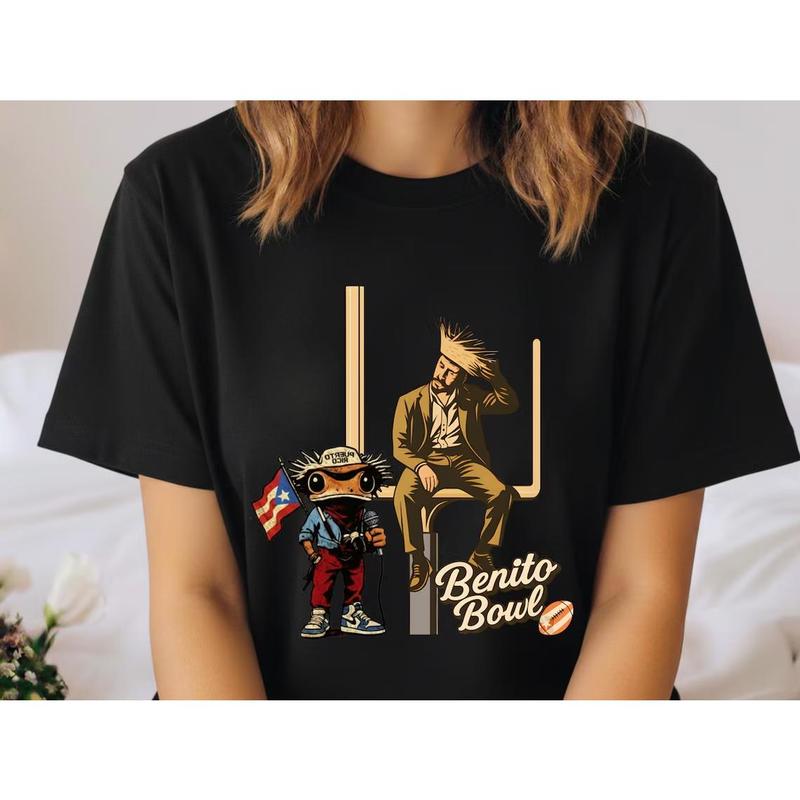 BENITO Bowl 2026 Halftime T-Shirt - LX Trophy Contender Series, Bad Bunnie Championship Graphic Sweatshirt