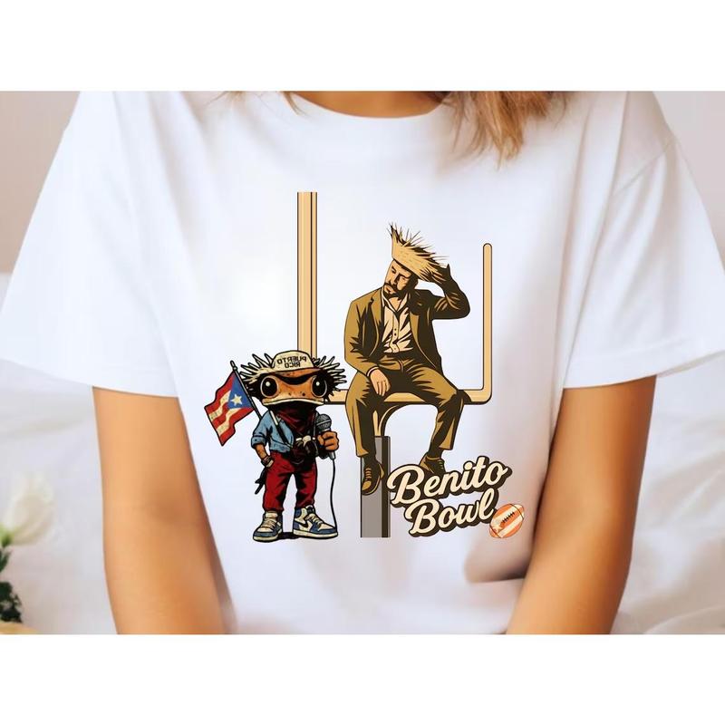 BENITO Bowl 2026 Halftime T-Shirt - LX Trophy Contender Series, Bad Bunnie Championship Graphic Sweatshirt