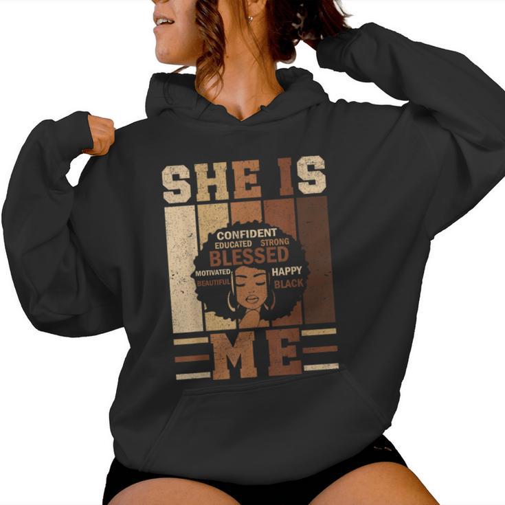She Is Me Strong Educated Blessed Black History Girls T-Shirt/Sweatshirt