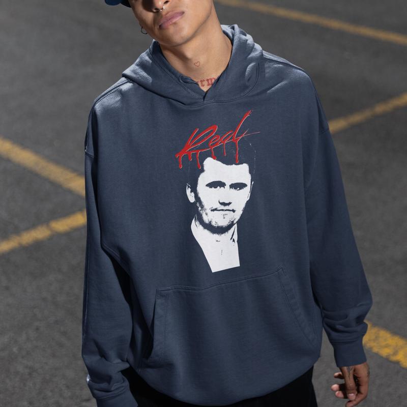 Red Kirk Shirt, Whole Lotta Charlie Hoodie, Kirkified Playboi Album Tee/Sweatshirt