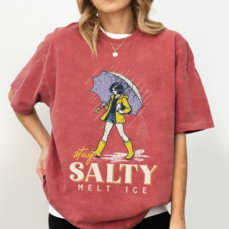 Stay Salty Melt ICE Shirt, Pro Immigration Protest Tee, Social Justice Graphic T-Shirt