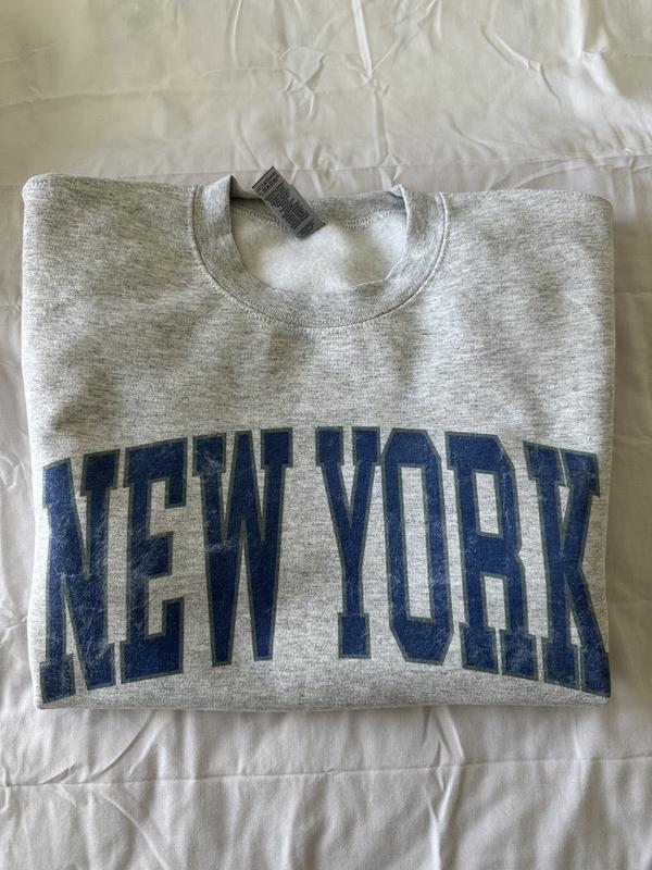 Vintage Baseball Varsity Sweatshirt Comfy Fall Sweatshirt Long Sleeve Soft Cotton Blend Classic Varsity
