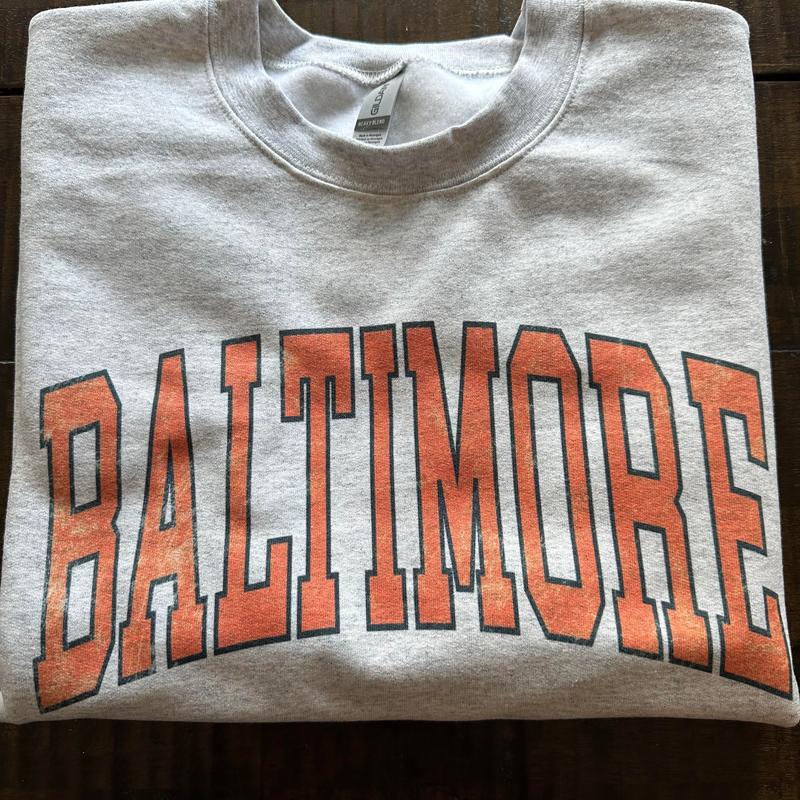 Vintage Baseball Varsity Sweatshirt Comfy Fall Sweatshirt Long Sleeve Soft Cotton Blend Classic Varsity