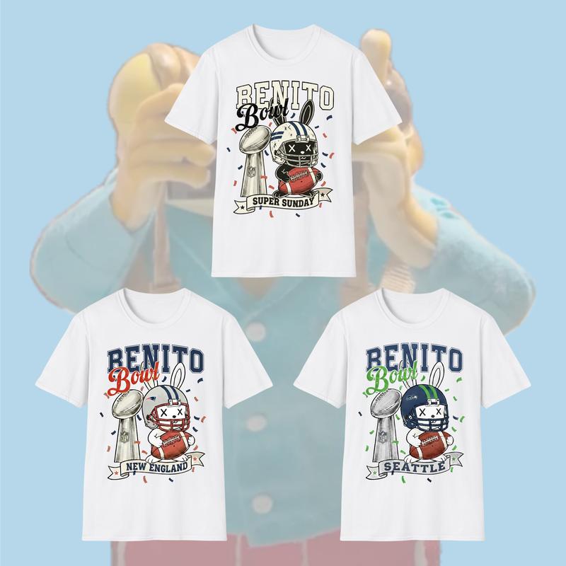Benito Bowl Super Sunday 2026 Shirt, New England Seattle Merchandise, The Halftime Show Sweatshirt