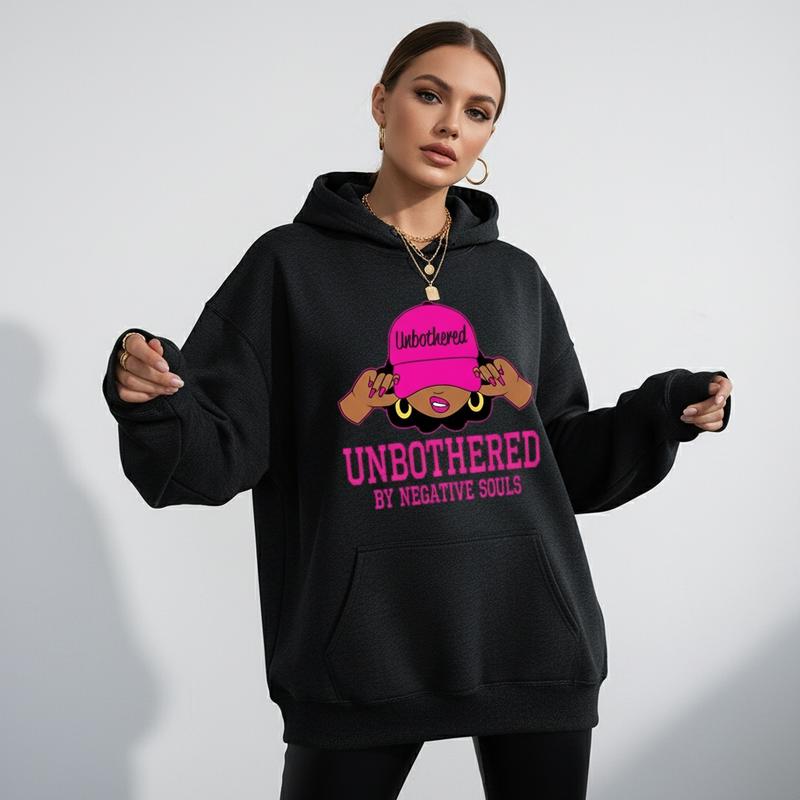 Women's Unbothered Sassy Afro Queen Graphic Sweatshirt/Hoodie