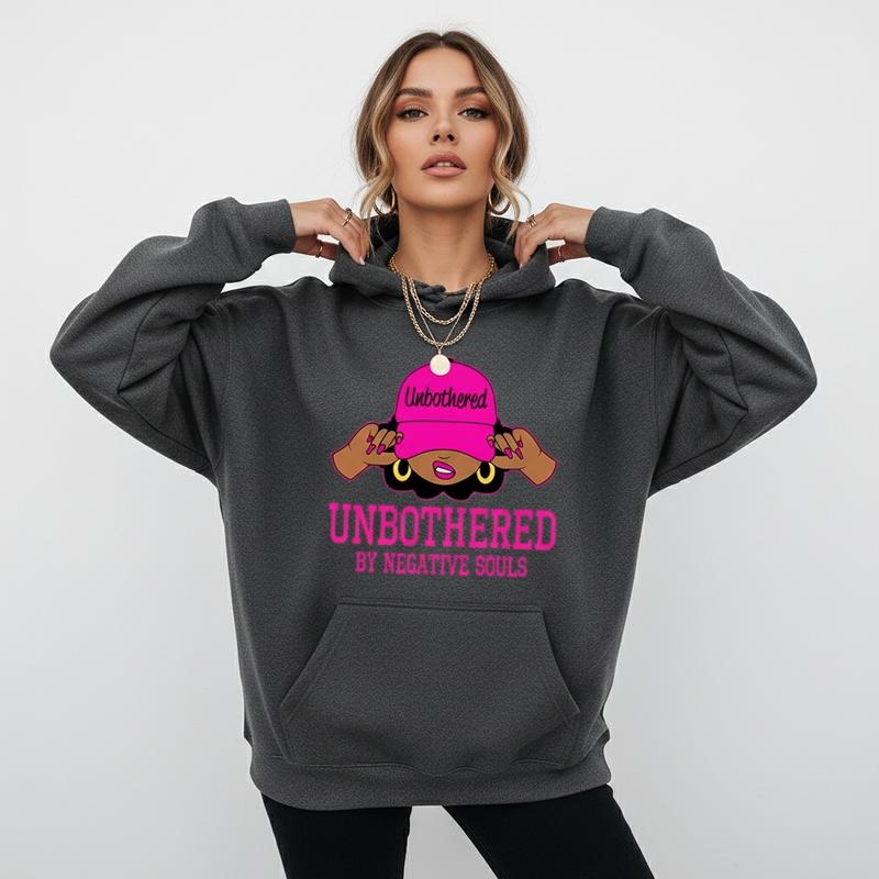 Women's Unbothered Sassy Afro Queen Graphic Sweatshirt/Hoodie