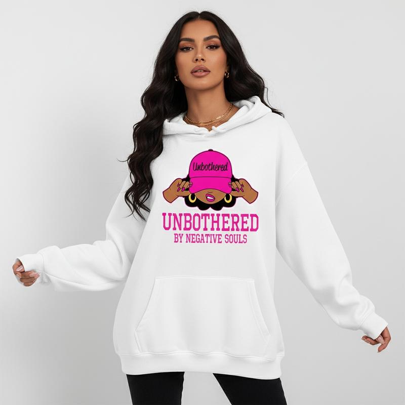 Women's Unbothered Sassy Afro Queen Graphic Sweatshirt/Hoodie