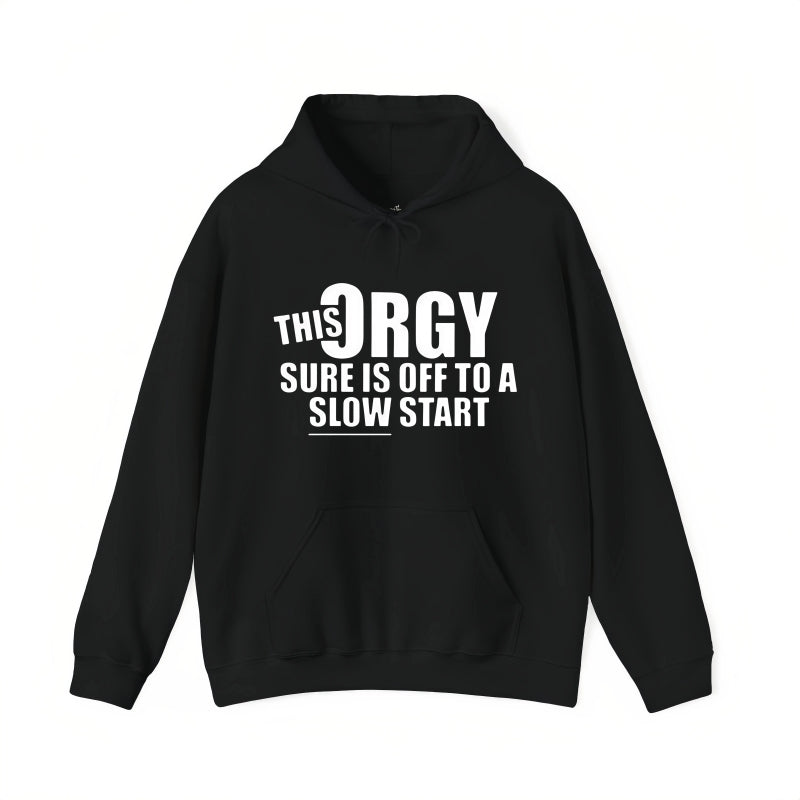 Funny 'This Orgy Sure is Off to a Slow Start' Graphic T-Shirt/Sweatshirt/Hoodie