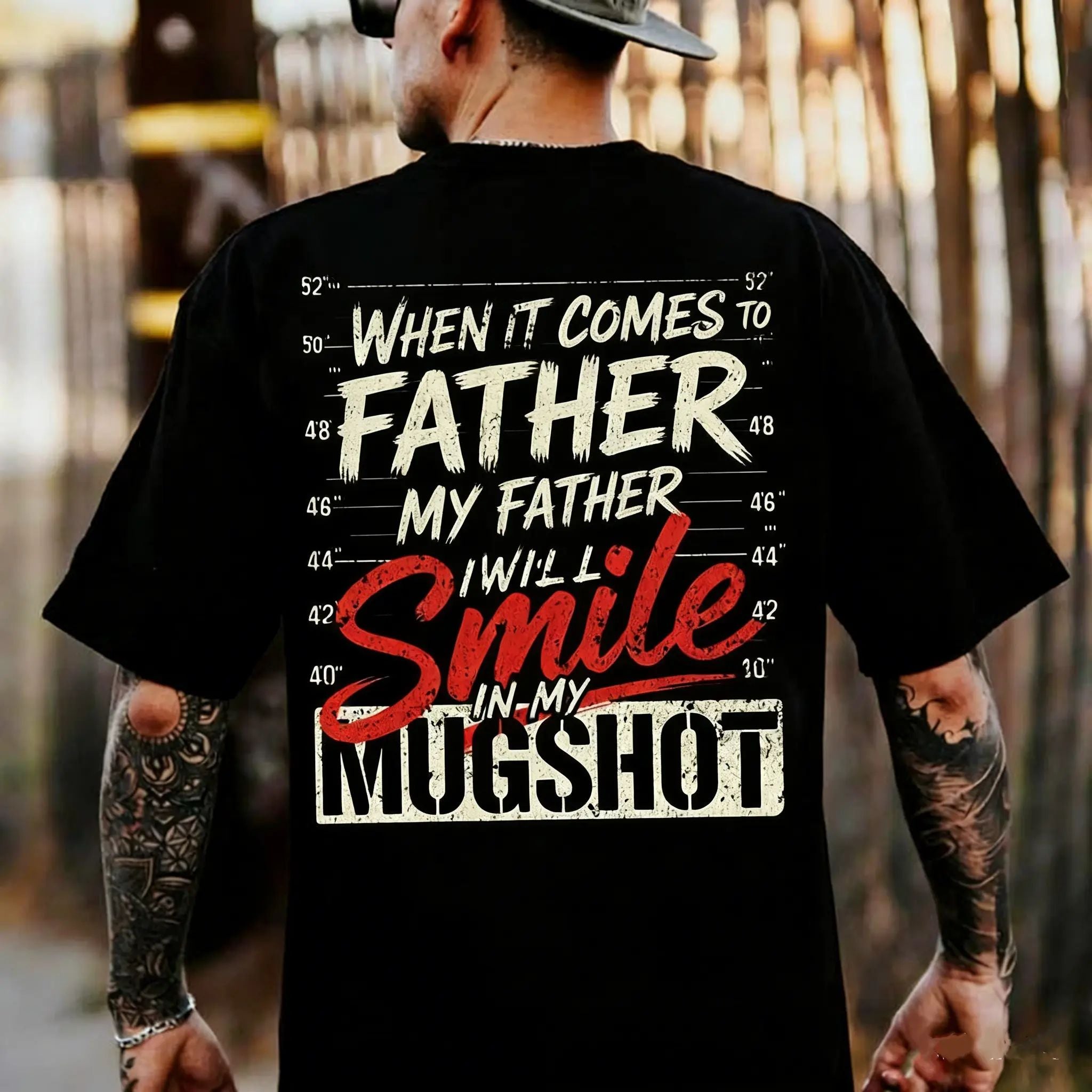 When It Comes To My Child I Will Smile In My Mugshot Shirt-Ver2,Print Men's Shirt/Sweatshirt/Hoodie