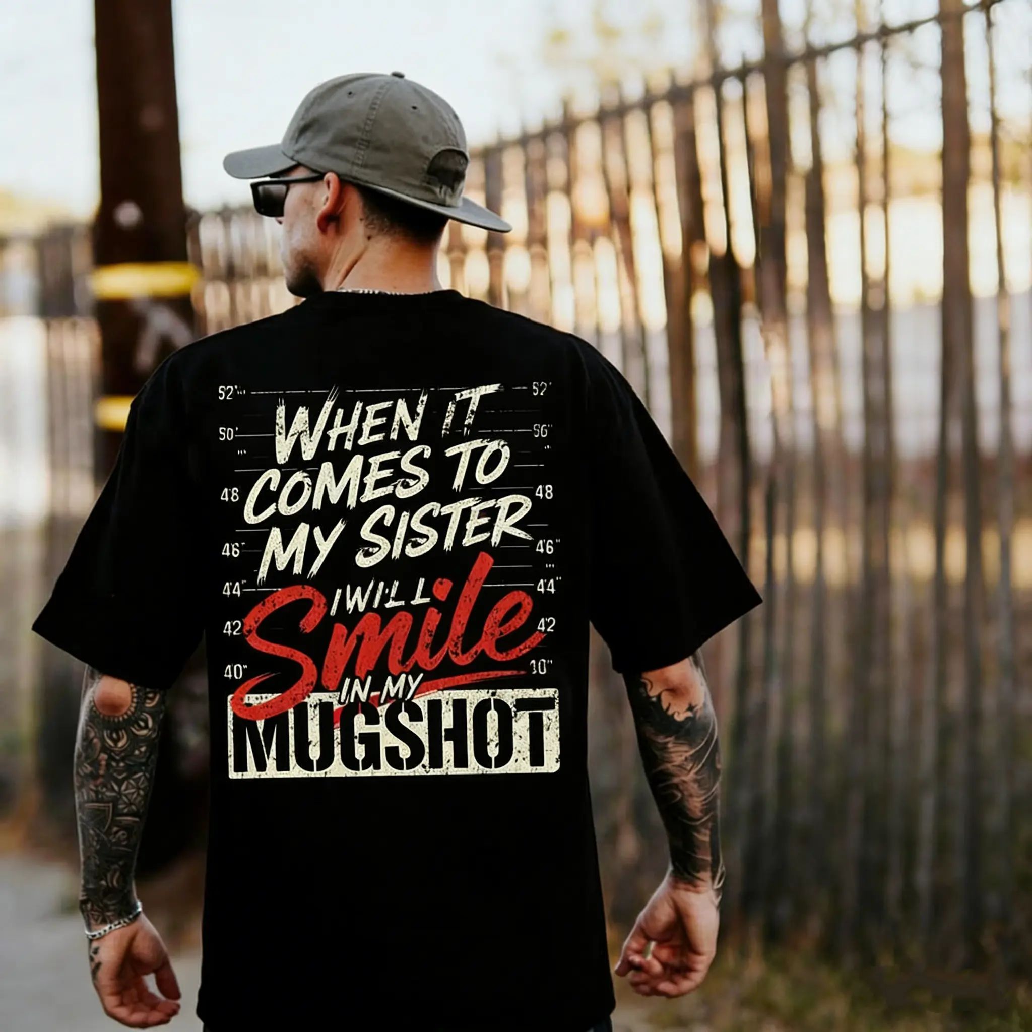 When It Comes To My Child I Will Smile In My Mugshot Shirt-Ver2,Print Men's Shirt/Sweatshirt/Hoodie