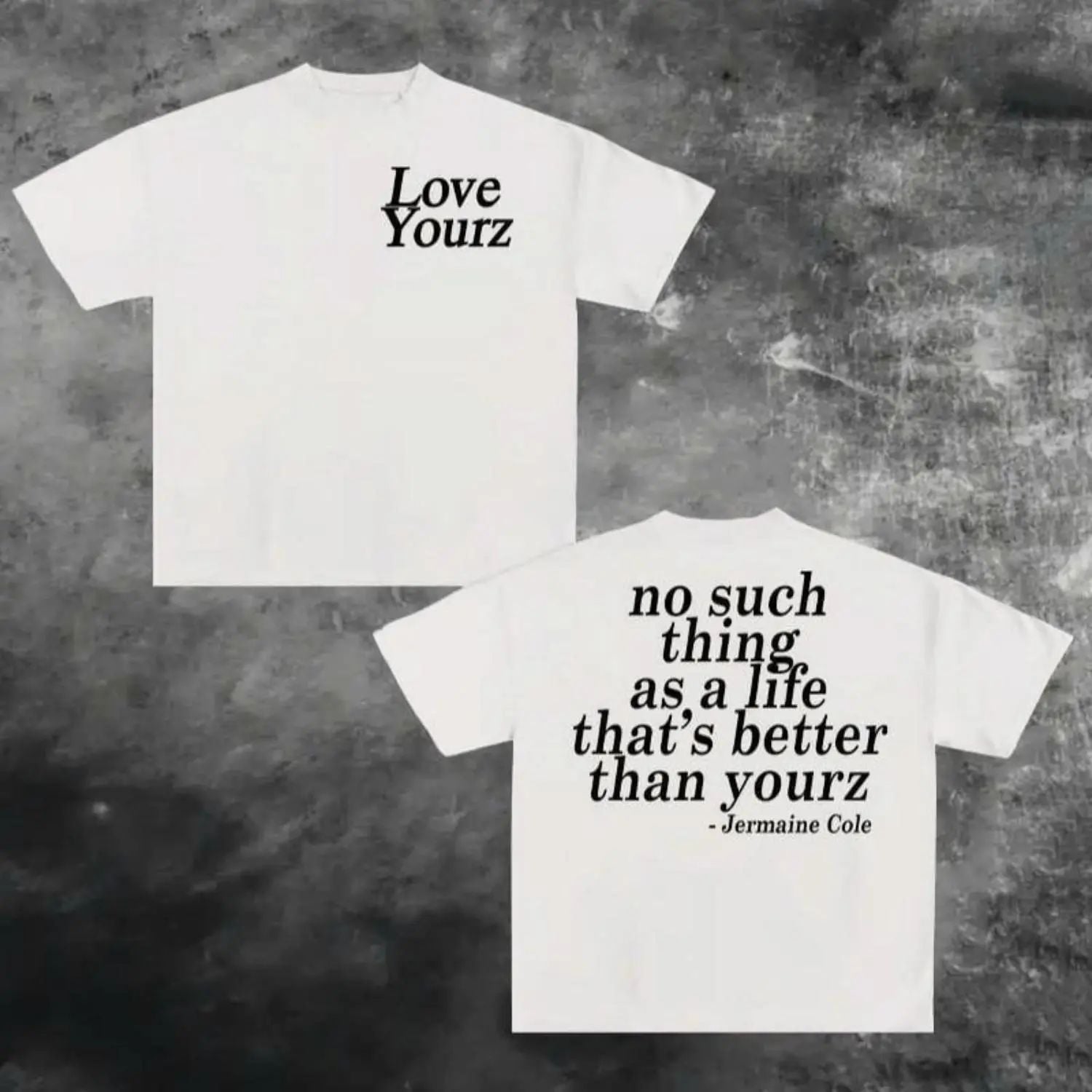 oversized tshirt women J Cole Dreamville Love Yourz Lyrics Graphic t-Shirt VERSION 2, J Cole Sweatshirt/Hoodie