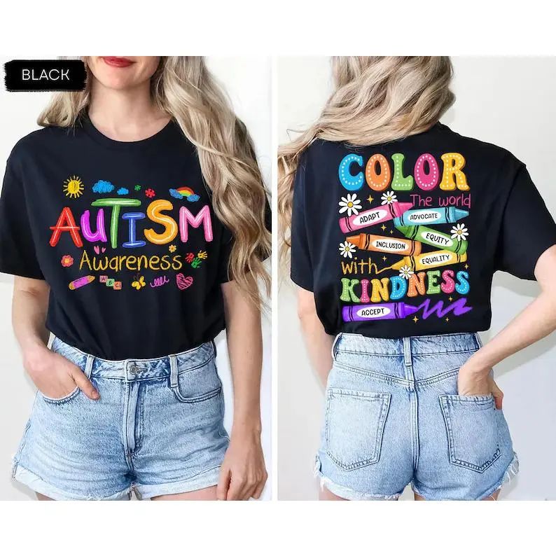 Autism Awareness T-shirt: 2-sided Print, SPED Teacher T-shirt, Special Education Sweatshirt/Hoodie