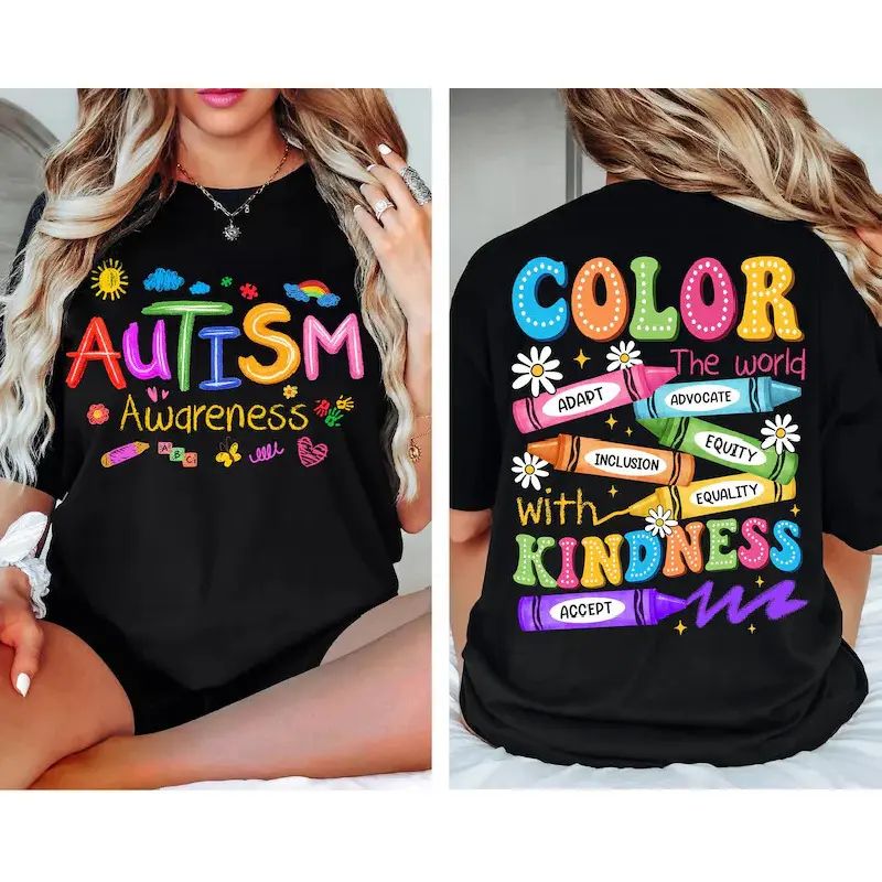 Autism Awareness T-shirt: 2-sided Print, SPED Teacher T-shirt, Special Education Sweatshirt/Hoodie
