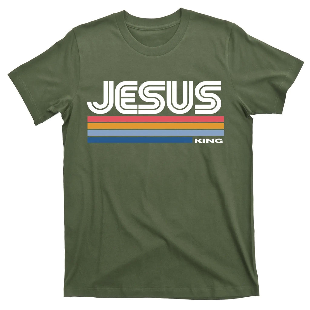 Retro Jesus King Cotton T-Shirt/Sweatshirt/Hoodie