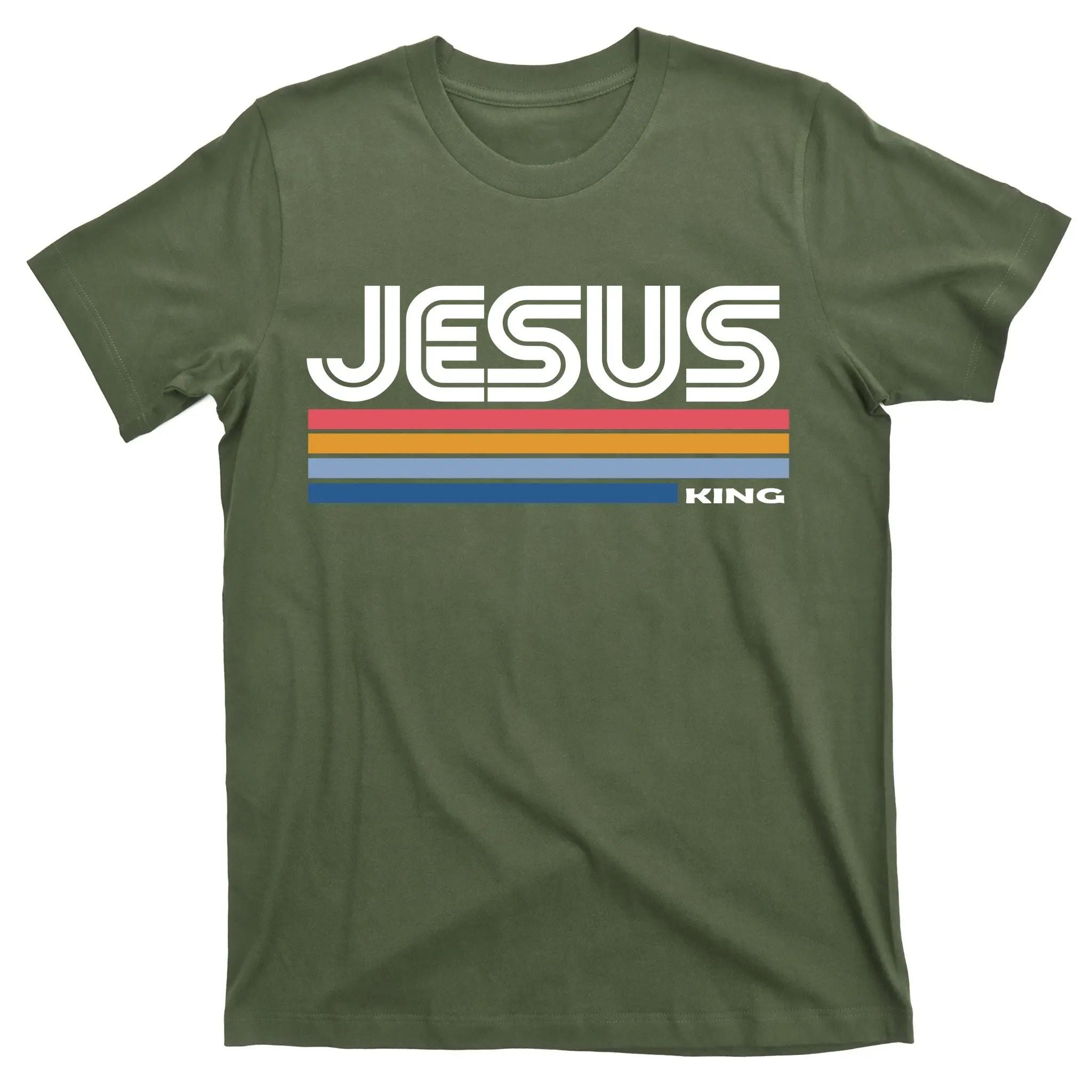 Retro Jesus King Cotton T-Shirt/Sweatshirt/Hoodie