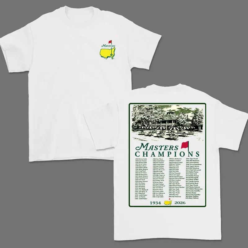 2026 Masters Tournament Augusta T-shirt, 90th Masters Champions Sweatshirt/Hoodie
