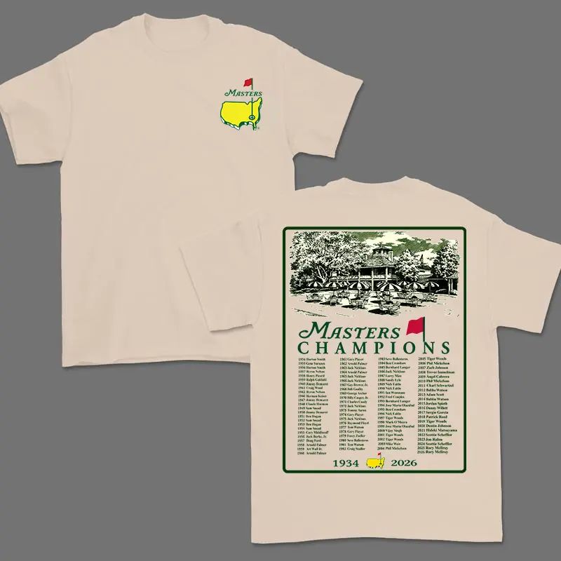 2026 Masters Tournament Augusta T-shirt, 90th Masters Champions Sweatshirt/Hoodie