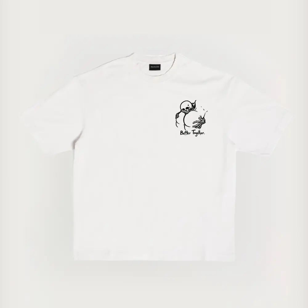 Better Together Skull and Butt Casual Graphic Print T-shirt/Sweatshirt/Hoodie