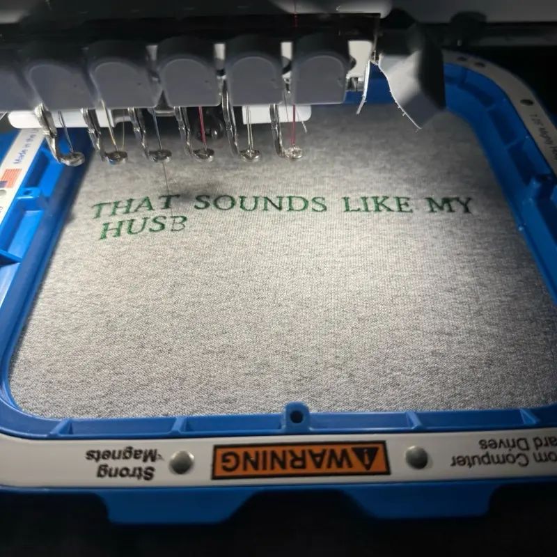 That Sounds Like My Husband's Problem Embroidered T-shirt/Sweatshirt/Hoodie