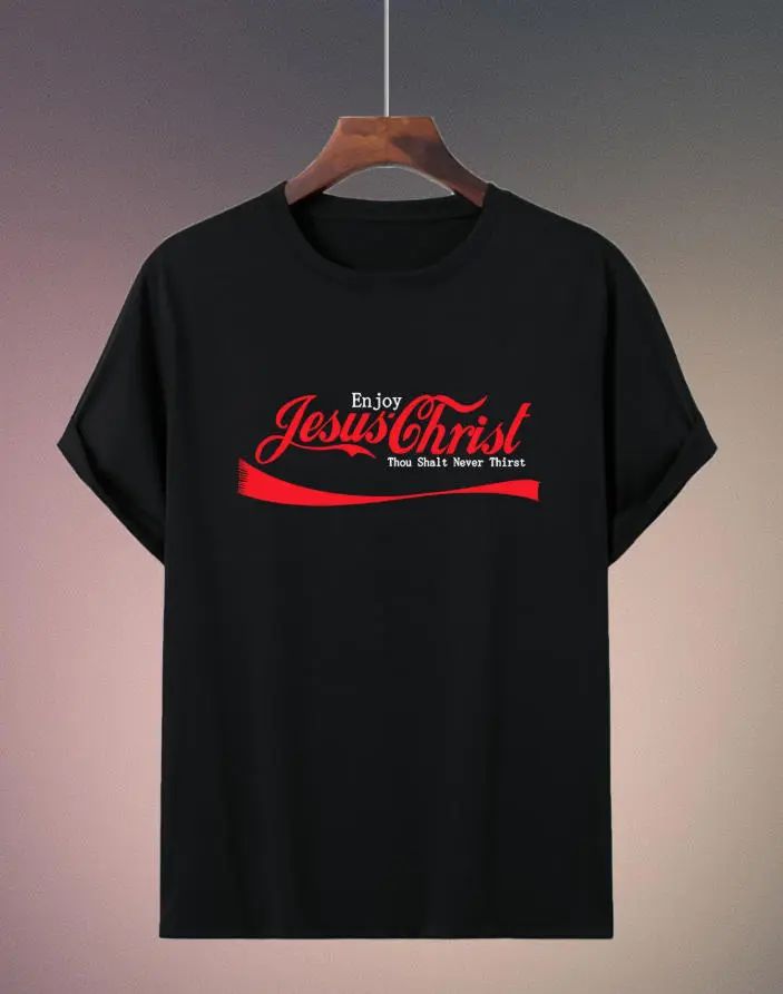 Clever Faith & Pop Culture Mashup Top - ‘Enjoy Jesus’ in Vintage T-shirt/Sweatshirt/Hoodie