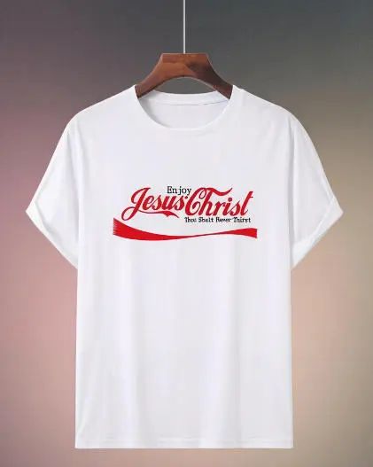 Clever Faith & Pop Culture Mashup Top - ‘Enjoy Jesus’ in Vintage T-shirt/Sweatshirt/Hoodie