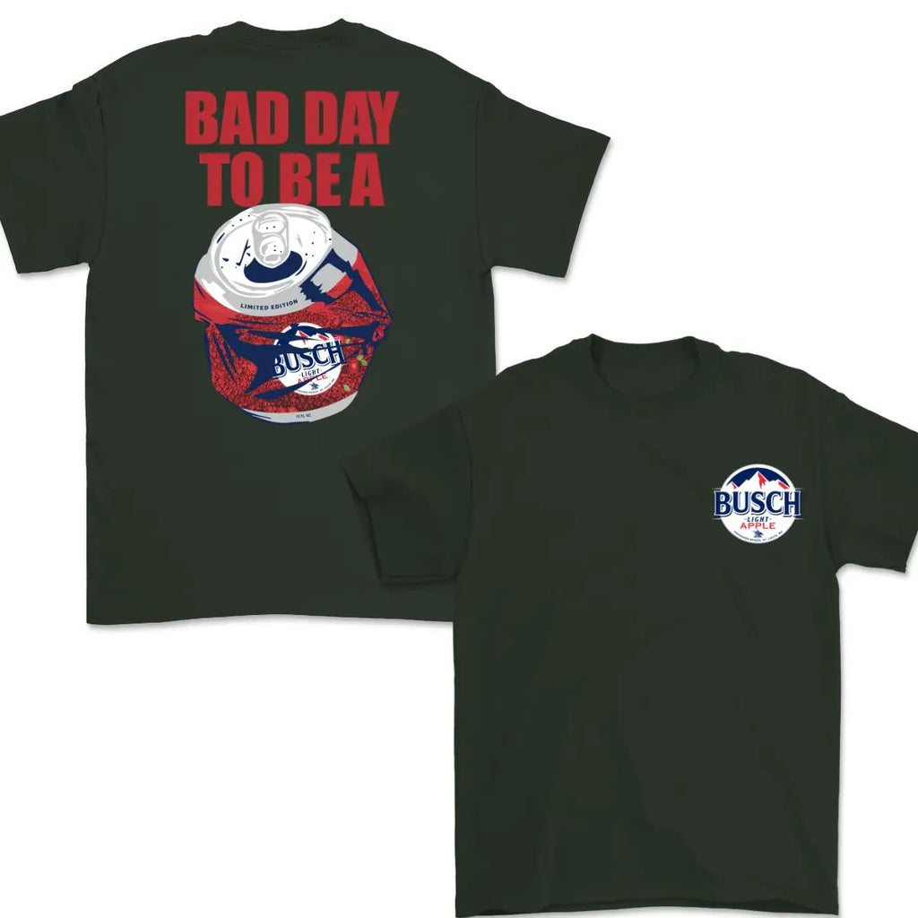 Bad Day To Be A Busch Light Apple 2-Sided Tee, Perfect Party Shirt Funny Beer Lover Gift