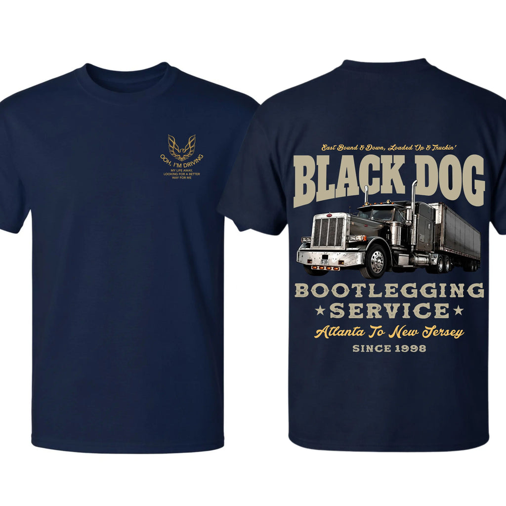 Midnight Run Highway Legend Tee, Vintage Big Rig Inspired Trucker Shirt