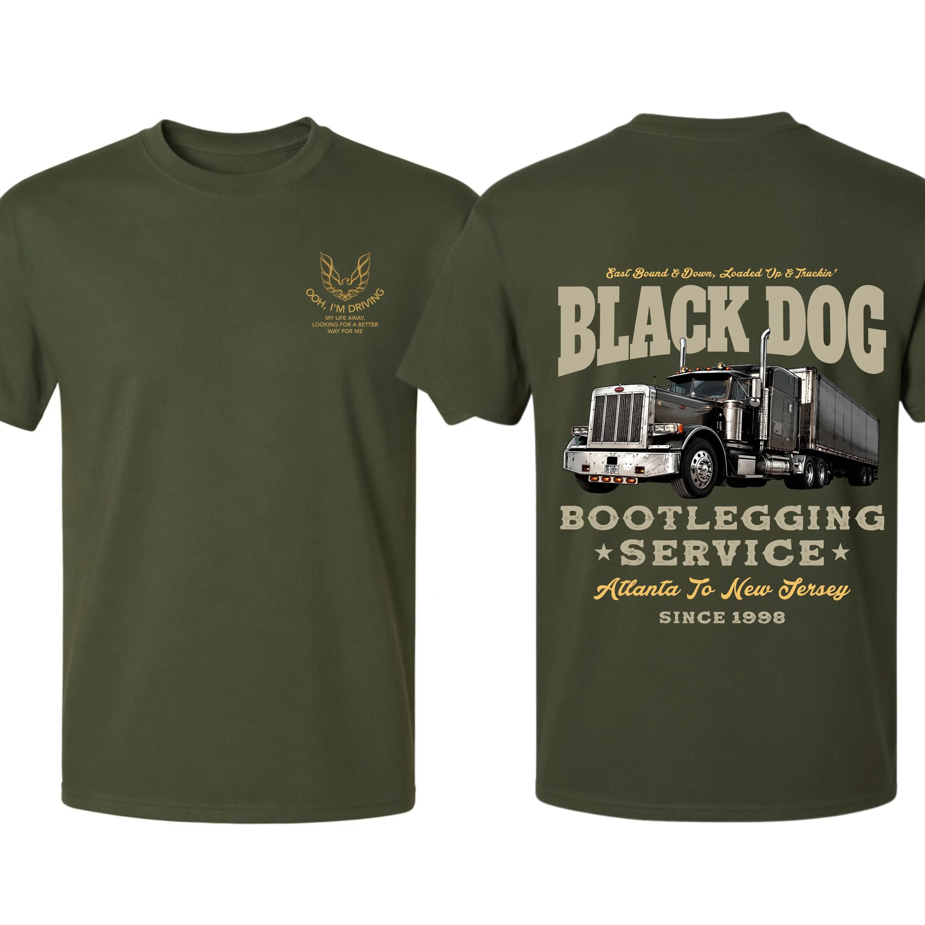 Midnight Run Highway Legend Tee, Vintage Big Rig Inspired Trucker Shirt