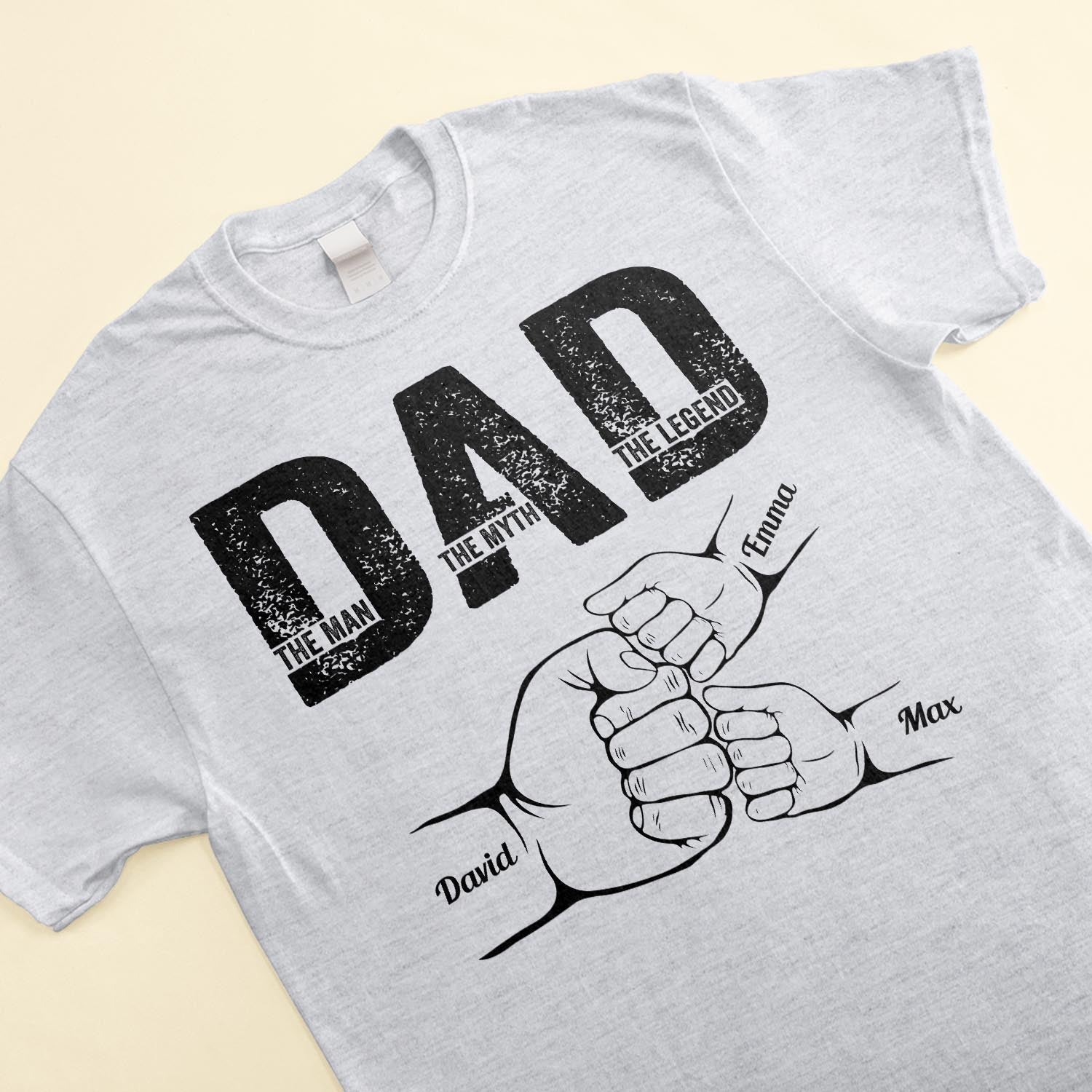 Father's Day Gifts, Dad The Man The Myth The Legend - Personalized Shirt Father's Day