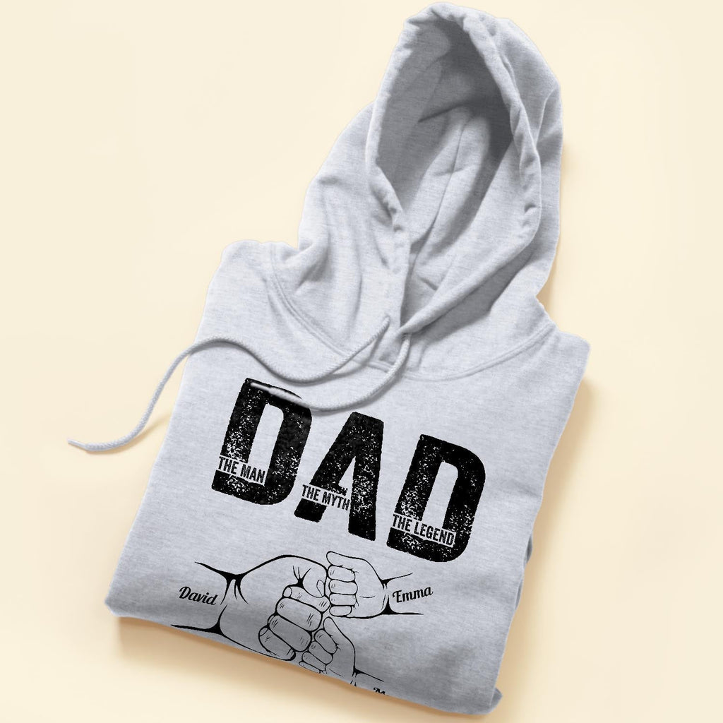 Father's Day Gifts, Dad The Man The Myth The Legend - Personalized Shirt Father's Day
