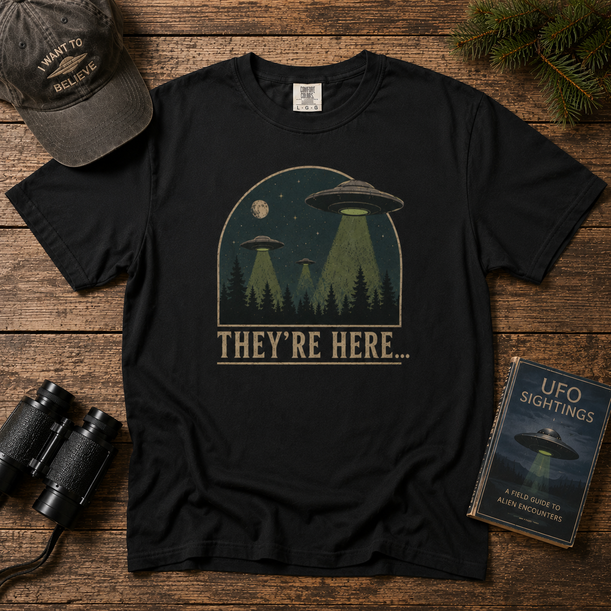 They’re Here UFO Invasion T-Shirt/Sweatshirt/Hoodie
