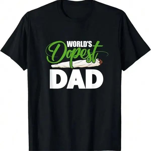 Cotton World's Dopest Dad Funny Fathers Day T-Shirt