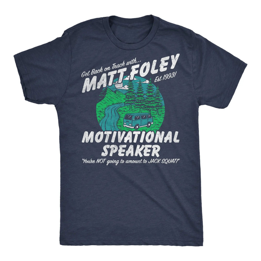Funny Chris Farley T Shirts Hilarious Mens Tees Featuring Matt Foley Quotes and More Mens Funny T Shirts