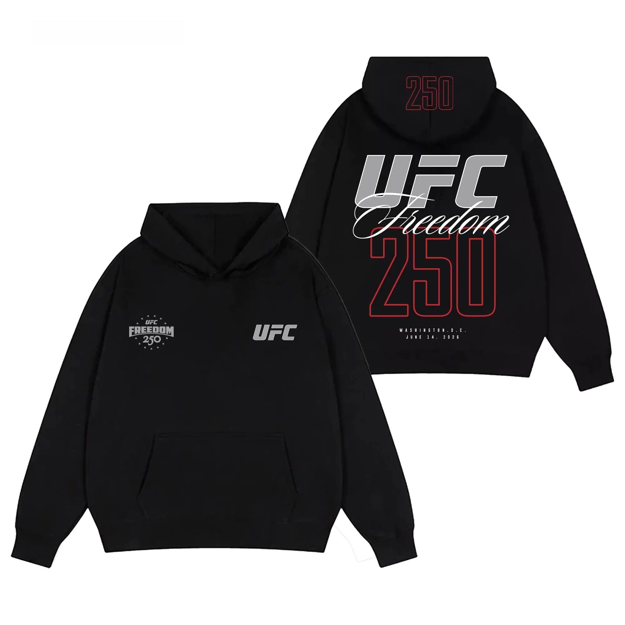 UFC FREEDOM 250 T-SHIRT, UFC Tshirt MMA Fan