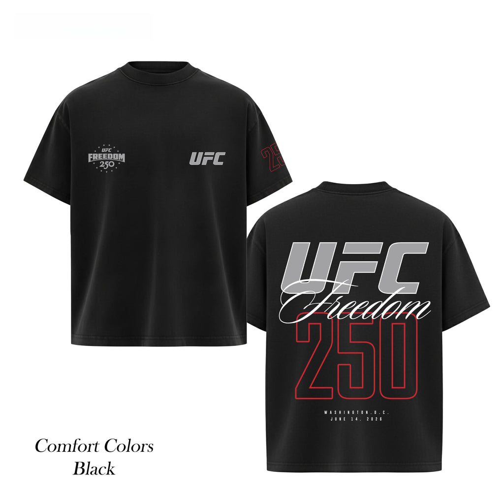 UFC FREEDOM 250 T-SHIRT, UFC Tshirt MMA Fan