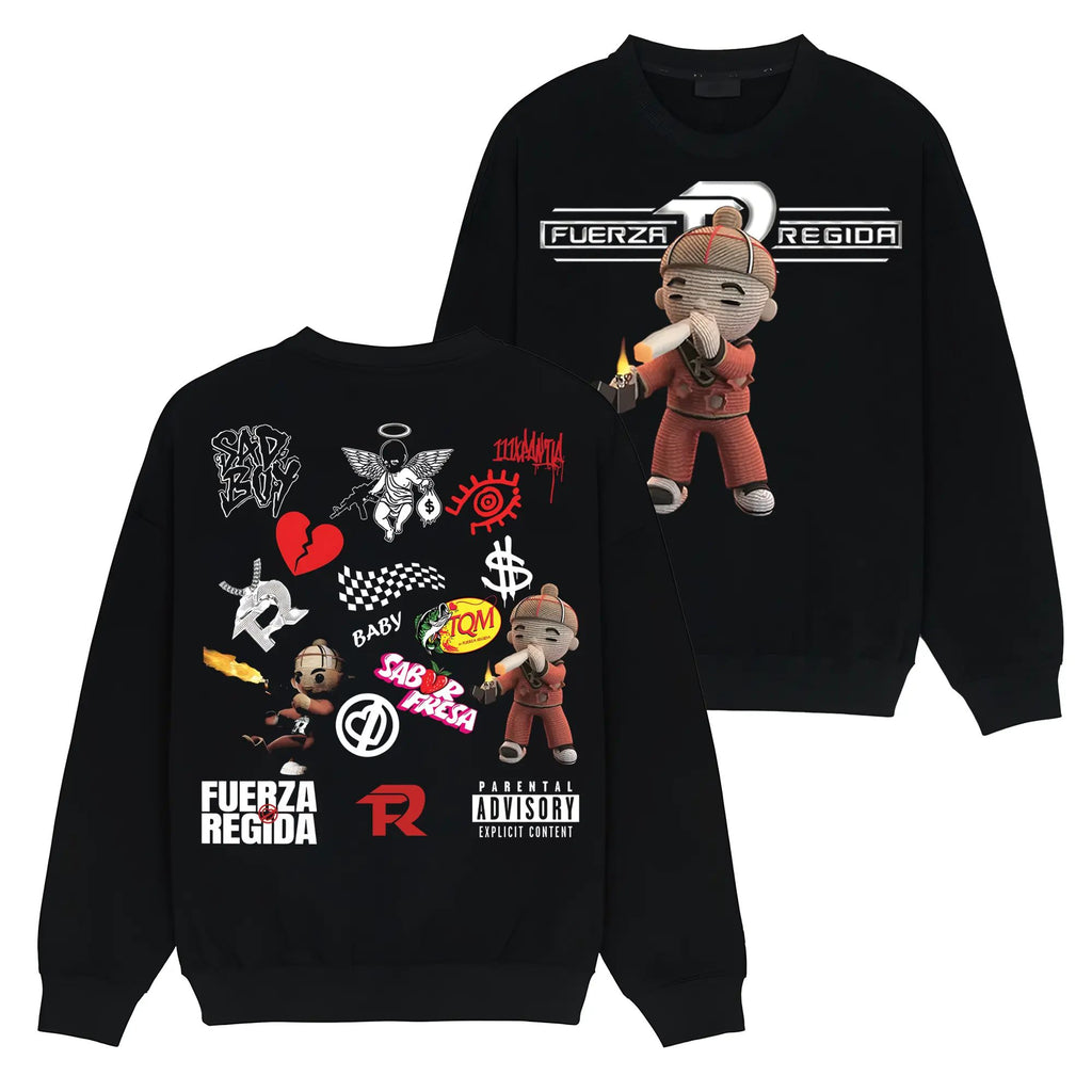 Vintage Fuerza Regida All Top Song Album Graphic T-Shirt/Sweatshirt/Hoodie