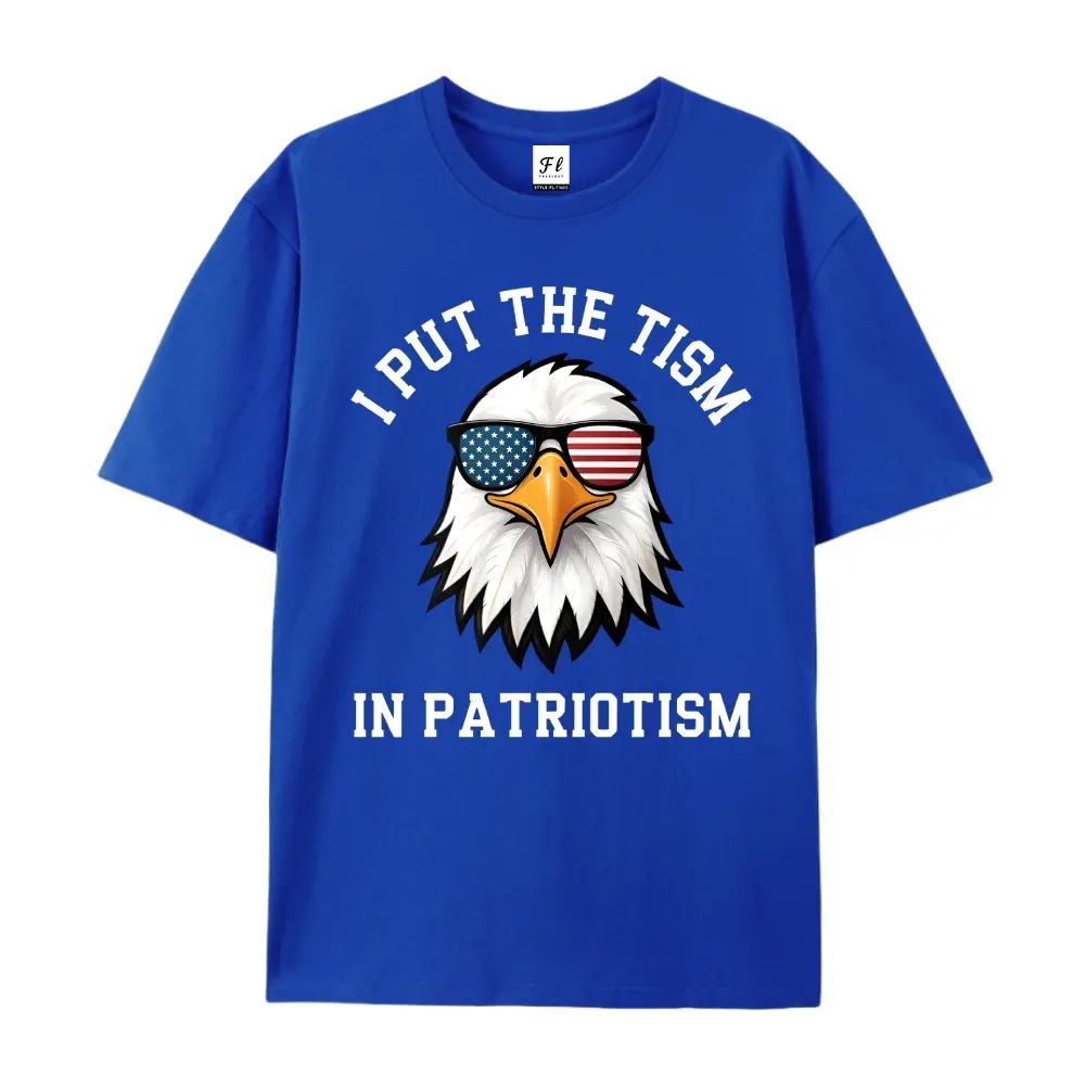 Put The Tism In Patriotism Athletic Eagle T-Shirt/Sweatshirt/Hoodie