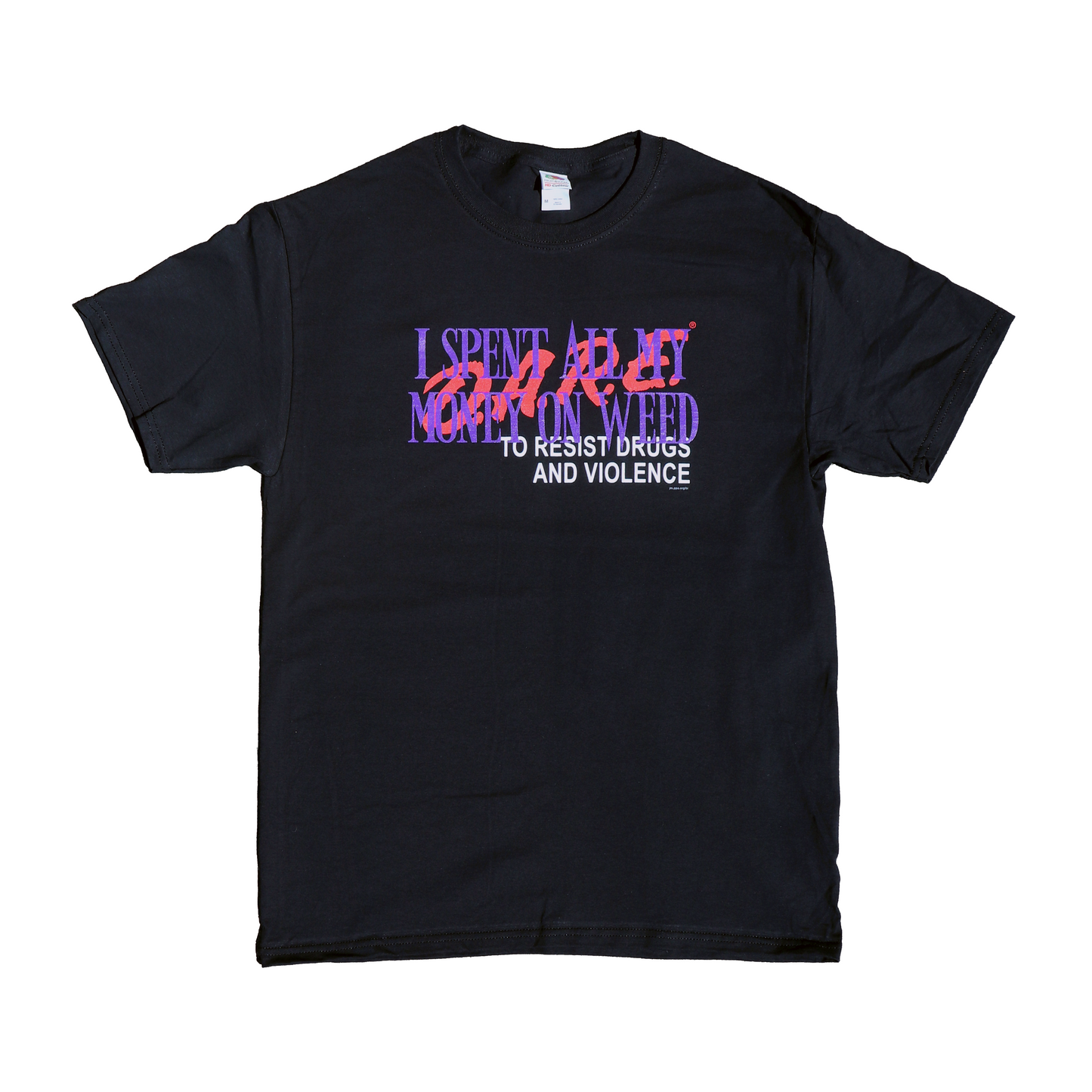 Women's Classic Cotton Short-Sleeve T-Shirt - "Spent All My D.A.R.E" Graphic