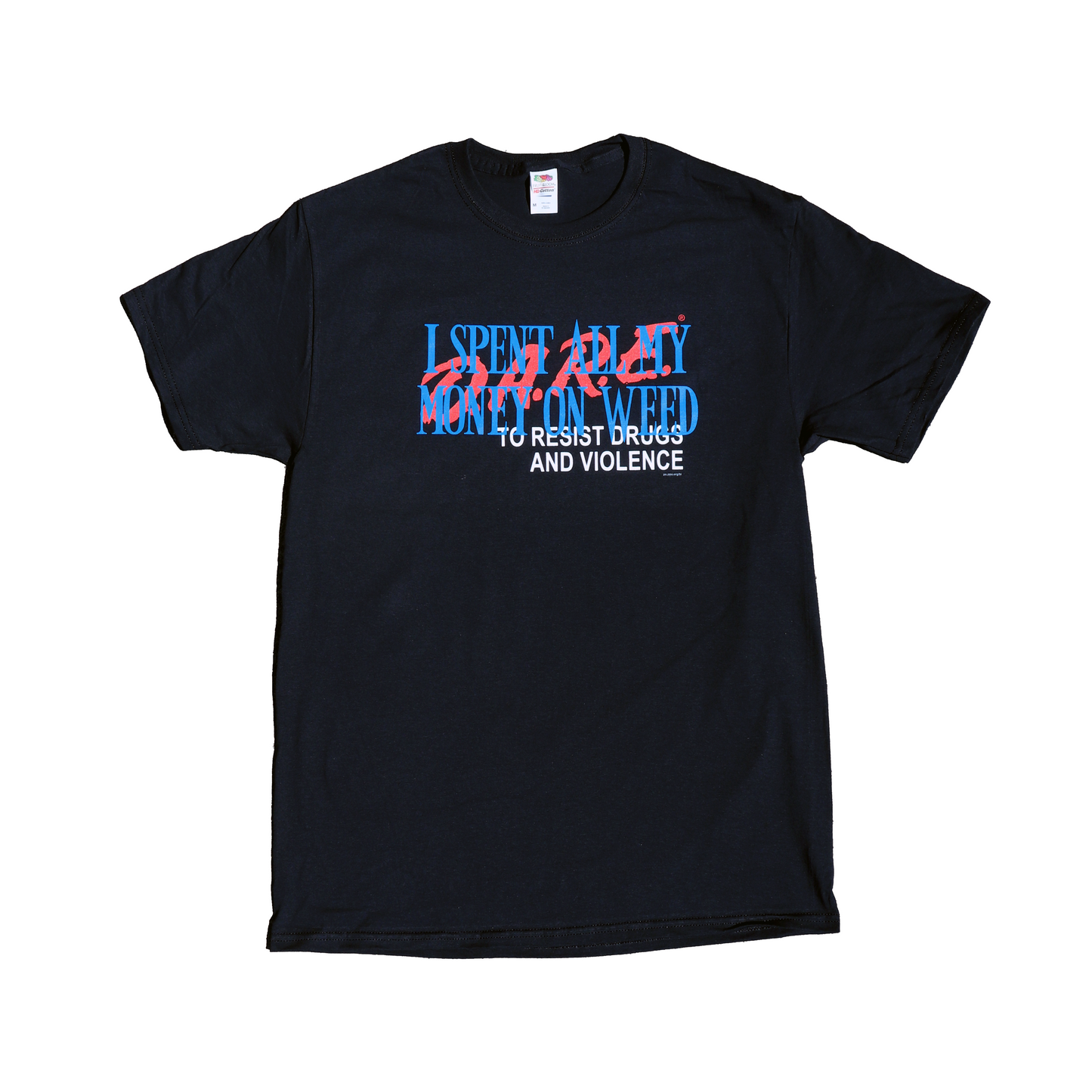 Women's Classic Cotton Short-Sleeve T-Shirt - "Spent All My D.A.R.E" Graphic