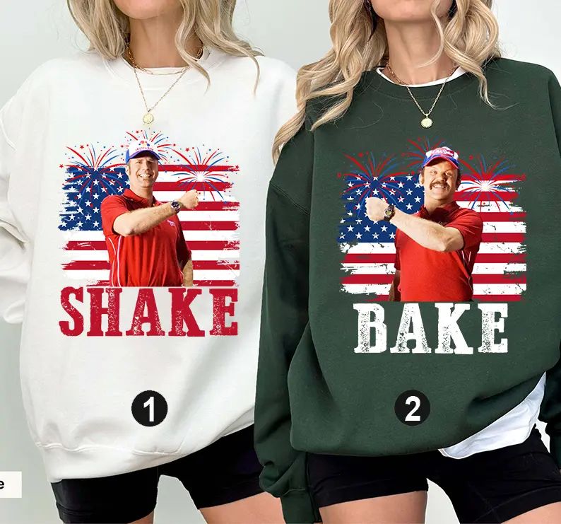 Shake and Bake 4th Of July T-Shirt, Funny Couples Fourth Of July Shirt
