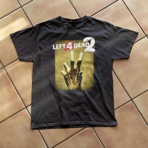 Left 4 Dead 2 T Shirt Vintage Grunge Graphic Opium Y2K Tapout Amity Affliction