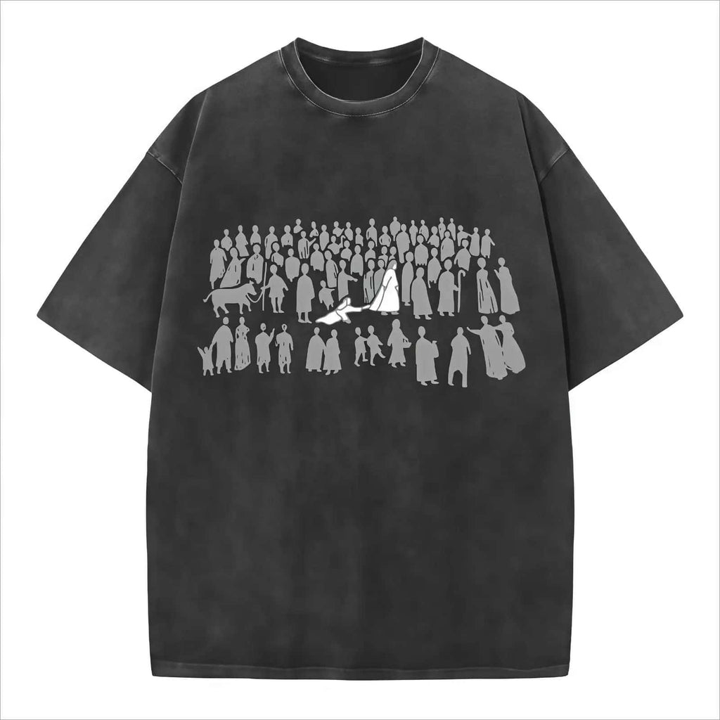 "By His Wounds We Are Healed" Graphic Fitted 100% Cotton Jesus T-Shirt