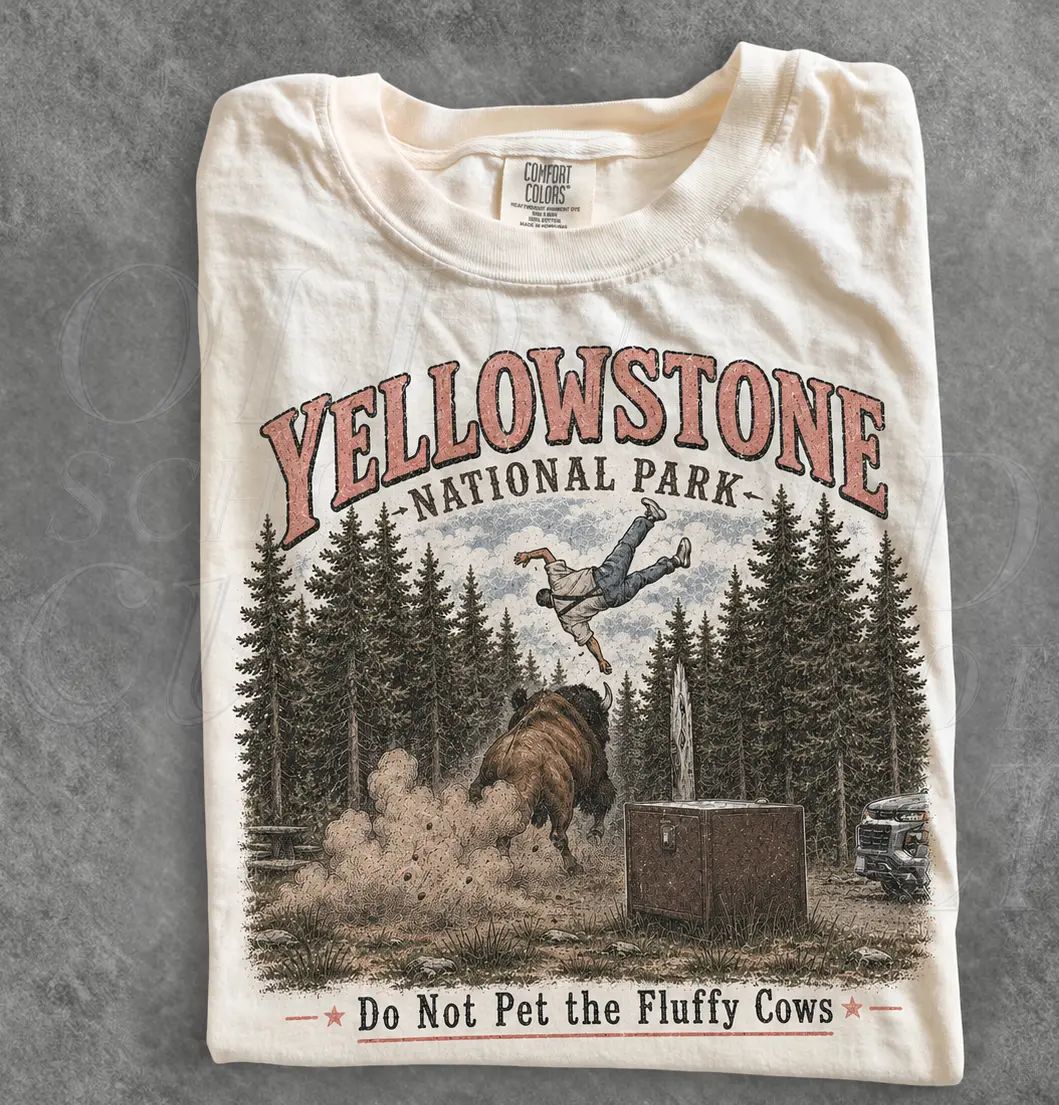 Do Not Pet The Fluffy Cows T-shirt, Yellowstone National Park Shirt
