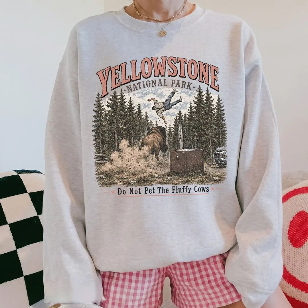 Do Not Pet The Fluffy Cows T-shirt, Yellowstone National Park Shirt